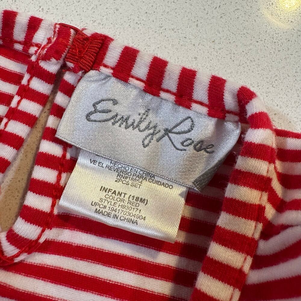 Emily Rose Baby Girl 18M Santa Tutu Dress - Picture 2 of 5